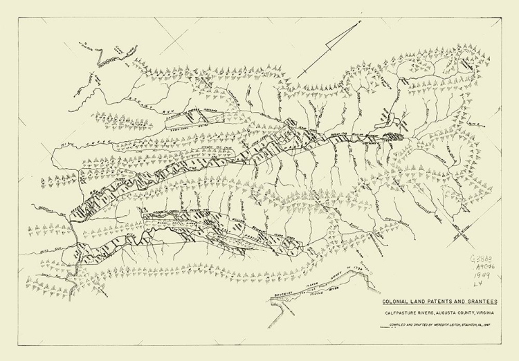 Picture of AUGUSTA COUNTY VIRGINIA - LEITCH 1947 