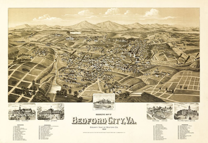 Picture of BEDFORD VIRGINIA - 1891
