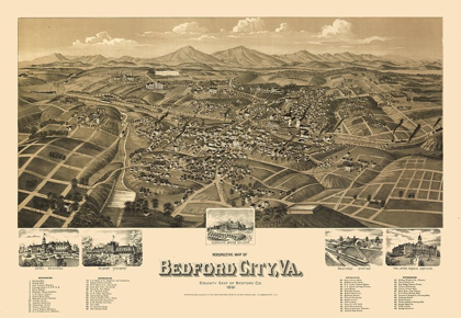 Picture of BEDFORD VIRGINIA - PERRY 1891