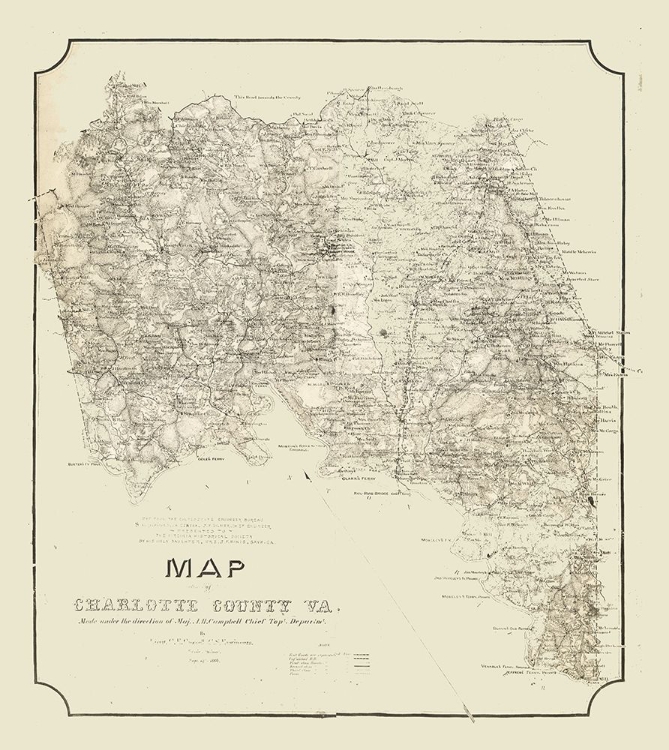 Picture of CHARLOTTE COUNTY VIRGINIA - CAMPBELL 1864