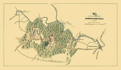 Picture of CHANCELLORSVILLE VIRGINIA - 1863
