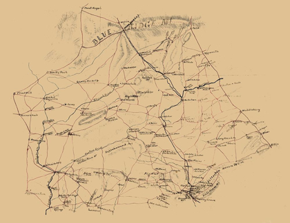 Picture of FAUQUIER COUNTY VIRGINIA - 1860