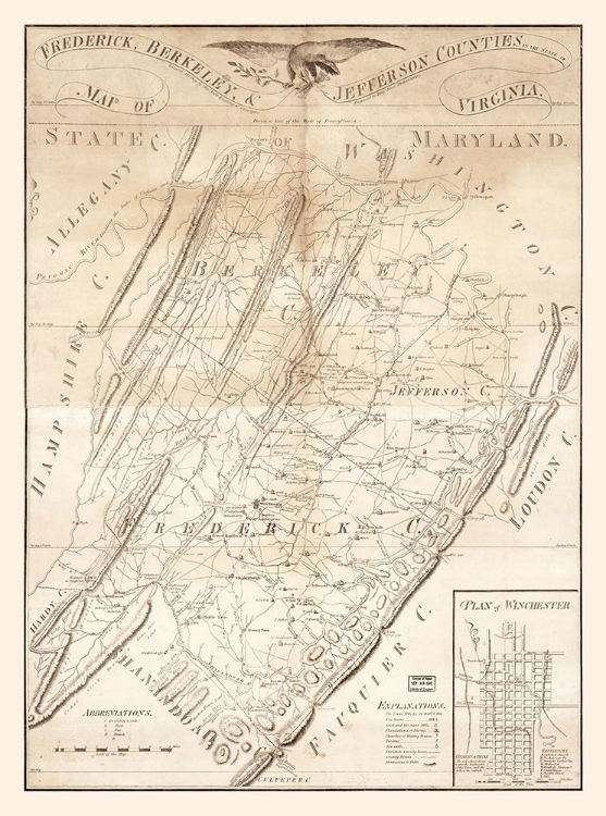 Picture of FREDERICK BERKELEY JEFFERSON COUNTY VIRGINIA - TARTE 1809