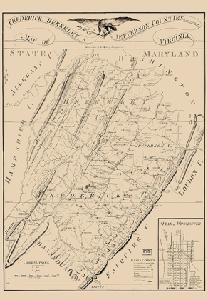 Picture of FREDERICK COUNTY VIRGINIA - JAMES 1809