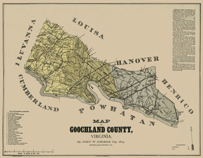 Picture of GOOCHLAND COUNTY VIRGINIA - GEORGE 1881 