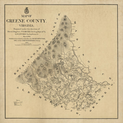 Picture of GREENE COUNTY VIRGINIA - HOTCHKISS 1875