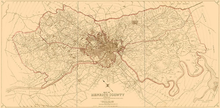 Picture of HENRICO COUNTY VIRGINIA - CRAWFORD 1916