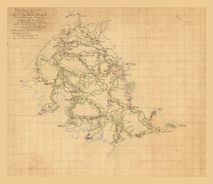 Picture of KING WILLIAM COUNTY VIRGINIA - HOTCHKISS 1863