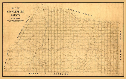 Picture of MACKLENBURG COUNTY VIRGINIA -  HOTCHKISS 1860