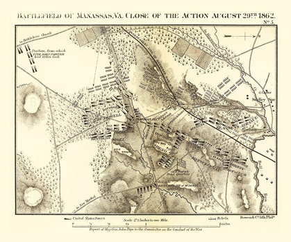 Picture of MANASSAS VIRGINIA - BOWEN 1866