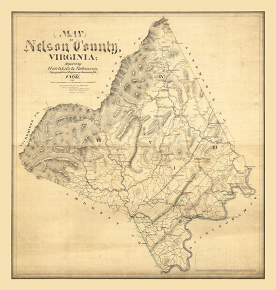 Picture of NELSON COUNTY VIRGINIA - HOTCHKISS 1866