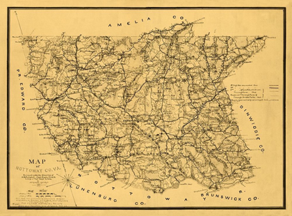 Picture of NOTTOWAY COUNTY VIRGINIA - CAMPBELL 1864