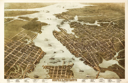 Picture of NORFOLK PORTSMOUTH VIRGINIA - 1873