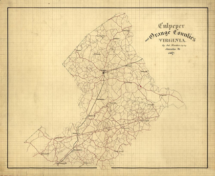 Picture of ORANGE COUNTY VIRGINIA - HOTCHKISS 1867