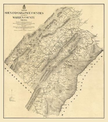 Picture of PAGE COUNTY VIRGINIA - MICHIE 1875