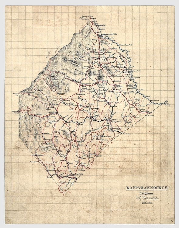 Picture of RAPPAHANNOCK COUNTY VIRGINIA - MICHIE 1863