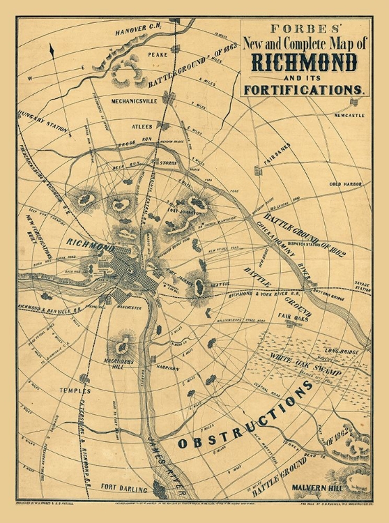 Picture of RICHMOND VIRGINIA - FORBES 1864