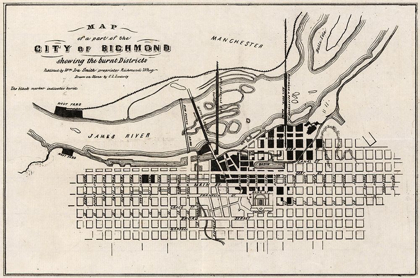 Picture of RICHMOND VIRGINIA - LUDWIG 1865