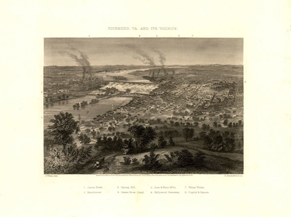 Picture of RICHMOND VIRGINIA - WELLS 1863