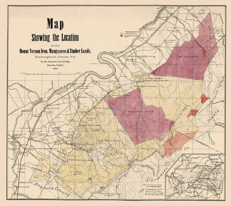 Picture of ROCKINGHAM COUNTY VIRGINIA - HOTCHKISS1888