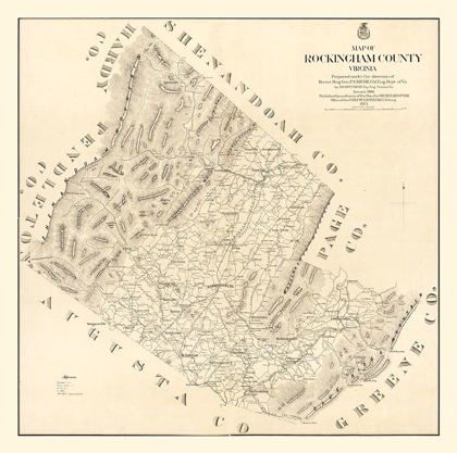 Picture of ROCKINGHAM COUNTY VIRGINIA - HOTCHKISS 1875