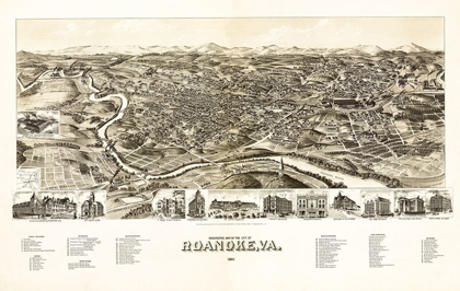 Picture of ROANOKE VIRGINIA - 1891