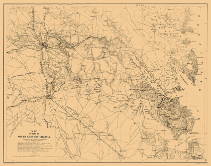 Picture of SOUTH EASTERN VIRGINIA - COOKE 1862