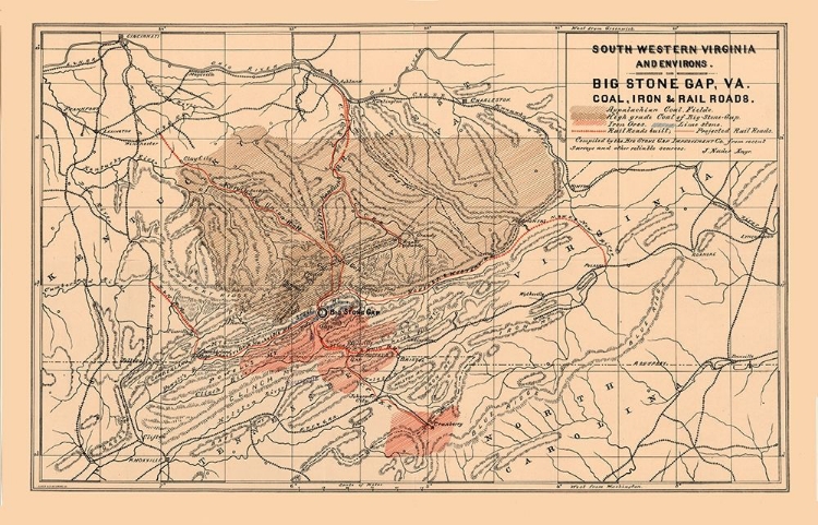 Picture of SOUTH WESTERN VIRGINIA - NADER 1892