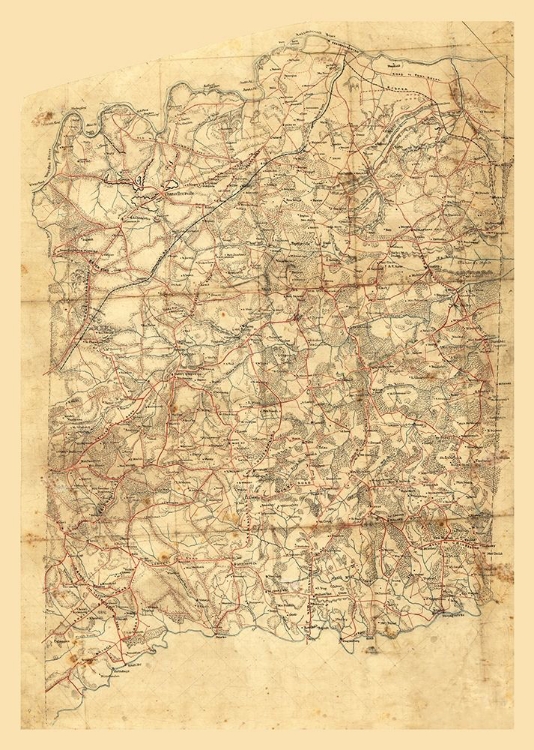Picture of SPOTSYLVANIA COUNTY VIRGINIA - 1860