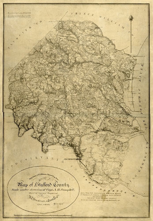 Picture of STAFFORD COUNTY VIRGINIA - CAMPBELL 1864