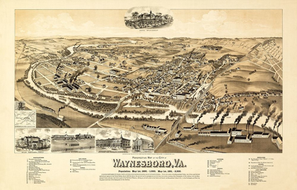 Picture of WAYNESBORO VIRGINIA - PERRY 1891