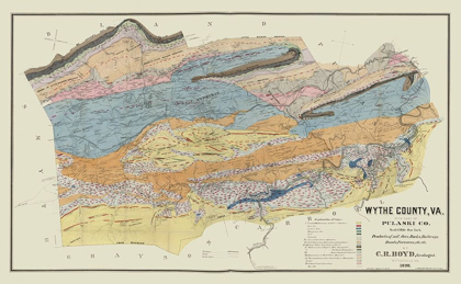 Picture of WYTHE COUNTY VIRGINIA - BOYD 1890