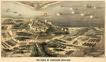 Picture of YORKTOWN VIRGINIA - WOREST 1862