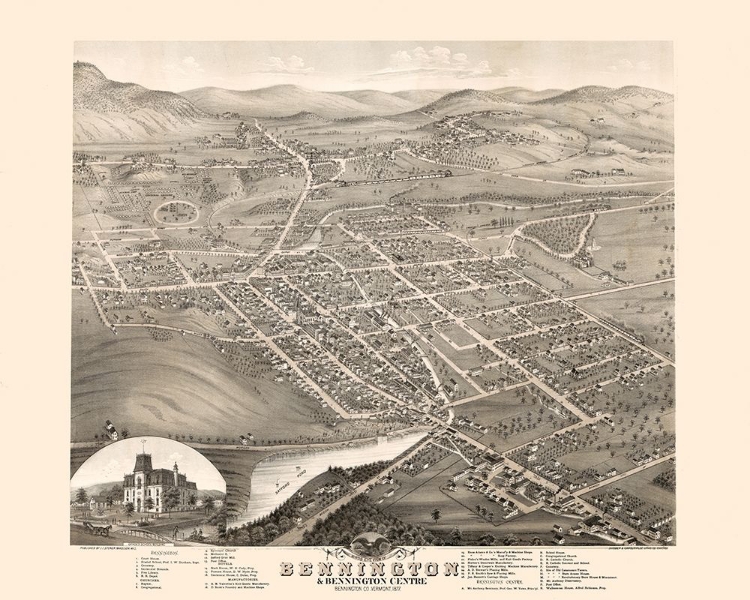 Picture of BENNINGTON VERMONT - STONER 1877 