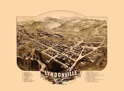 Picture of LYNDONVILLE VERMONT - NORRIS 1884 