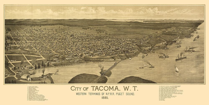 Picture of TACOMA WASHINGTON -1885