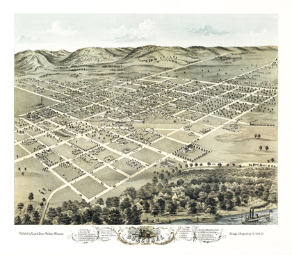 Picture of BOSCOBEL WISCONSIN - STONER 1869 