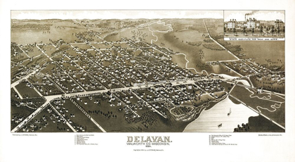 Picture of DELAVAN WISCONSIN - STONER 1884 