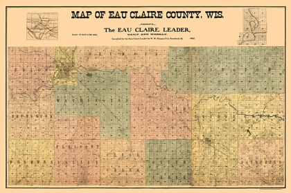 Picture of EAU CLAIRE COUNTY WISCONSIN - HIXON 1902 