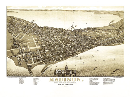 Picture of MADISON WISCONSIN - NORRIS 1885 