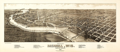 Picture of MERRILL WISCONSIN - WELLGE 1883 