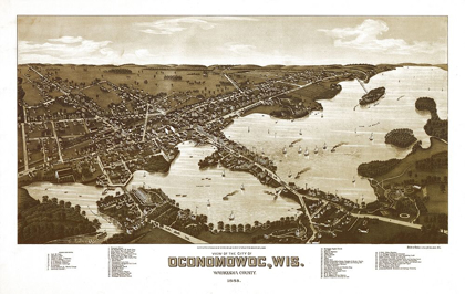 Picture of OCONOMOWOC WISCONSIN - NORRIS 1885 