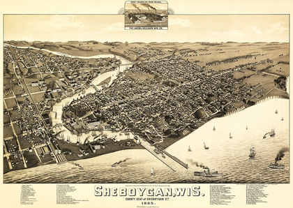 Picture of SHEBOYGAN WISCONSIN - WELLGE 1885 