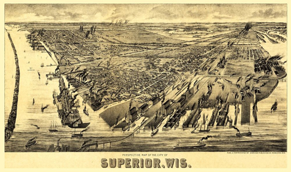 Picture of SUPERIOR WISCONSIN - AMERICAN PUB CO 1893 