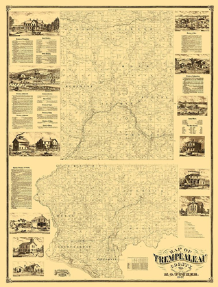 Picture of TREMPEALEAU COUNTY WISCONSIN - TUCKER 1877 