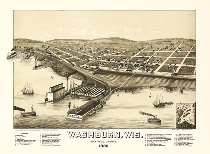 Picture of WASHBURN WISCONSIN - NORRIS 1886 