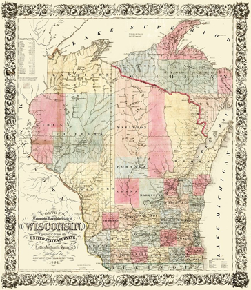 Picture of WISCONSIN - COLTON 1851 