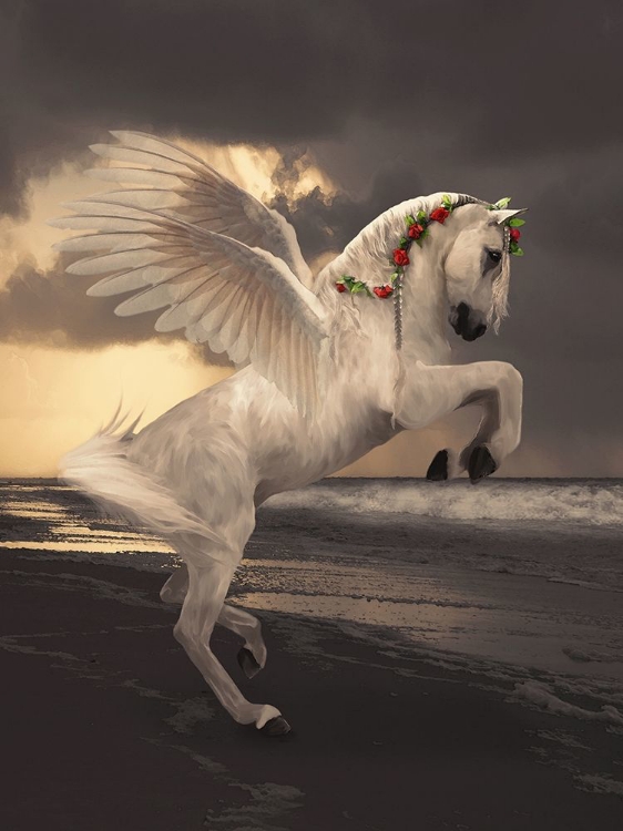 Picture of PEGASUS WITH ROSES