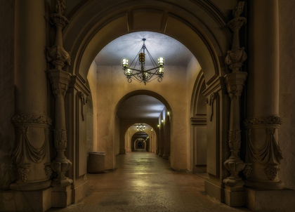 Picture of ALLEY WITH CHANDELIER