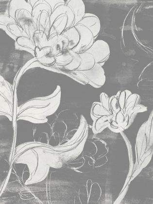 Picture of GRAYSCALE GARDEN I
